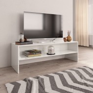 vidaXL TV skrinka biela 120x40x40 cm drevotrieska lesklá - cena, porovnanie