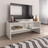 vidaXL TV skrinka biela 100x40x40 cm drevotrieska lesklá - cena, porovnanie