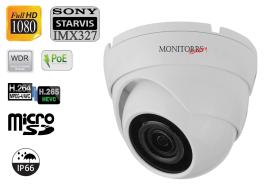 Monitorrs Security Starvis IP kamera Dome 2 MPix PoE