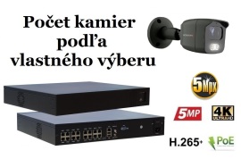 Monitorrs Security AI IP kamerový set 5 Mpix GTube