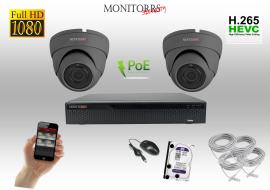Monitorrs Security IP 2 kamerový set 2 Mpix GDome