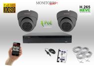Monitorrs Security IP 2 kamerový set 2 Mpix GDome - cena, porovnanie