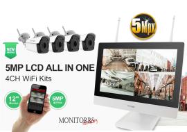 Monitorrs Security Wifi IP kamerový set All In One 5MPix