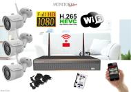 Monitorrs Security Wifi IP kamerový set Full HD 3 x kamera - cena, porovnanie