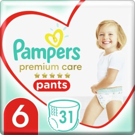 Pampers Premium Care Pants 6 15+ kg 31ks