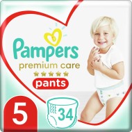 Pampers Premium Care Pants 5 12-17kg 34ks - cena, porovnanie