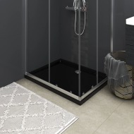 vidaXL Obdĺžniková sprchová vanička z ABS čierna 70x90 cm - cena, porovnanie