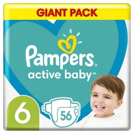 Pampers Active Baby 6 13-18 kg 56ks