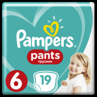 Pampers Pants 6 15+kg 19ks - cena, porovnanie