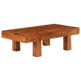 vidaXL Konferenčný stolík 100x50x30 cm akáciové drevo so sheeshamovým povrchom