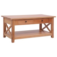 vidaXL Konferenčný stolík 100x55x46 cm masívne mahagónové drevo - cena, porovnanie