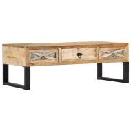 vidaXL Konferenčný stolík 110x50x38 cm masívne mangovníkové drevo - cena, porovnanie