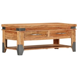 vidaXL Konferenčný stolík 110x55x45 cm masívne akáciové drevo