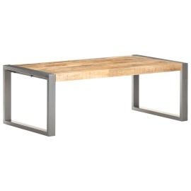 vidaXL Konferenčný stolík 110x60x40 cm masívne drevo so sheeshamovým povrchom
