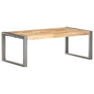 vidaXL Konferenčný stolík 110x60x40 cm masívne drevo so sheeshamovým povrchom - cena, porovnanie