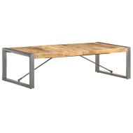 vidaXL Konferenčný stolík 140x70x40 cm, surové mangové drevo - cena, porovnanie