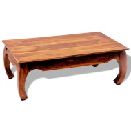 vidaXL Konferenčný stolík 40 cm, drevený masív sheesham - cena, porovnanie