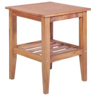 vidaXL Konferenčný stolík 40x40x50 cm, štvorcový, tíkový masív - cena, porovnanie