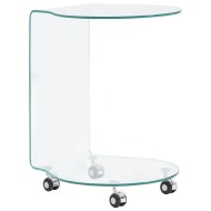 vidaXL Konferenčný stolík 45x40x58 cm, tvrdené sklo - cena, porovnanie