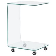 vidaXL Konferenčný stolík 45x40x63 cm, tvrdené sklo - cena, porovnanie