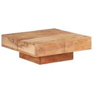 vidaXL  Konferenčný stolík 80x80x28 cm masívne akáciové drevo - cena, porovnanie