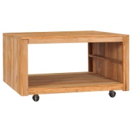 vidaXL Konferenčný stolík 80x80x40 cm masívne teakové drevo - cena, porovnanie