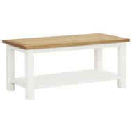 vidaXL Konferenčný stolík 90x45x40 cm masívne dubové drevo - cena, porovnanie