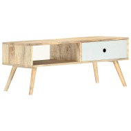 vidaXL Konferenčný stolík 90x50x40 cm masívne mangovníkové drevo - cena, porovnanie