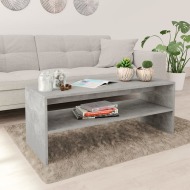 vidaXL Konferenčný stolík, betónovo sivý 100x40x40 cm, drevotrieska - cena, porovnanie