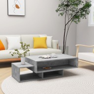 vidaXL Konferenčný stolík betónovo-sivý 105x55x32 cm drevotrieska - cena, porovnanie