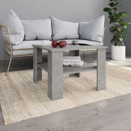 vidaXL Konferenčný stolík betónovo-sivý 60x60x42 cm drevotrieska - cena, porovnanie