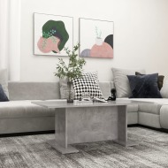 vidaXL Konferenčný stolík betónový sivý 103,5x60x40 cm drevotrieska - cena, porovnanie
