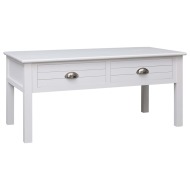 vidaXL Konferenčný stolík biely 100x50x45 cm drevený - cena, porovnanie