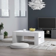 vidaXL Konferenčný stolík biely 100x60x42 cm drevotrieska - cena, porovnanie