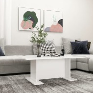 vidaXL Konferenčný stolík biely 103,5x60x40 cm drevotrieska - cena, porovnanie
