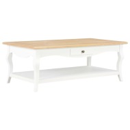 vidaXL Konferenčný stolík biely 110x60x40 cm MDF - cena, porovnanie