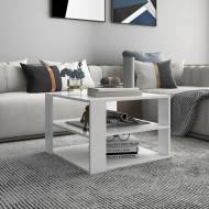 vidaXL Konferenčný stolík biely 60x60x40 cm drevotrieska - cena, porovnanie