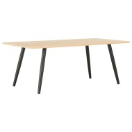 vidaXL  Konferenčný stolík, čierno dubový 120x60x46 cm - cena, porovnanie