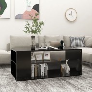 vidaXL Konferenčný stolík čierny 100x50x40 cm drevotrieska - cena, porovnanie
