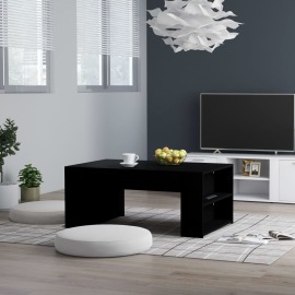 vidaXL Konferenčný stolík čierny 100x60x42 cm drevotrieska