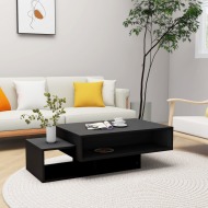 vidaXL Konferenčný stolík čierny 105x55x32 cm drevotrieska - cena, porovnanie