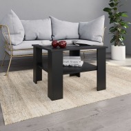 vidaXL Konferenčný stolík čierny 60x60x42 cm drevotrieska - cena, porovnanie