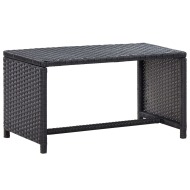 vidaXL Konferenčný stolík čierny 70x40x38 cm polyratan - cena, porovnanie