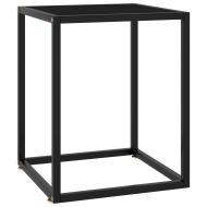 vidaXL Konferenčný stolík, čierny, čierne sklo 40x40x50 cm - cena, porovnanie
