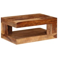 vidaXL Konferenčný stolík, drevený masív sheesham - cena, porovnanie