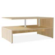 vidaXL Konferenčný stolík, drevotrieska, 90x59x42 cm, dubová farba - cena, porovnanie