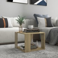 vidaXL Konferenčný stolík dub sonoma 40x40x30 cm drevotrieska - cena, porovnanie