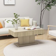 vidaXL Konferenčný stolík dub sonoma 96x50x45 cm drevotrieska - cena, porovnanie