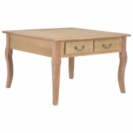 vidaXL  Konferenčný stolík, hnedý 80x80x50 cm, drevo - cena, porovnanie