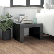 vidaXL Konferenčný stolík lesklý sivý 50x50x35 cm drevotrieska - cena, porovnanie